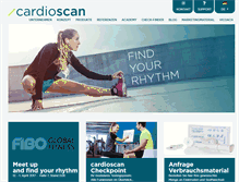 Tablet Screenshot of cardioscan.de